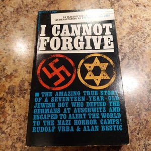 I CANNOT FORGIVE by Rudolf Vrba & Alan Bestic 1964 1st Printing Bantam Paperback - Picture 1 of 5