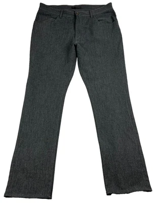 Pantalones Robert Graham Grady Ordinary Para Hombre 36 Gris Espiga Elastizados Pierna Recta Foto 1 de 4