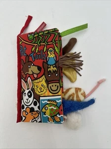 Libro in tessuto morbido Jellycat London Pet's Tails di Anne Wilkinson Crinkle Sound - Foto 1 di 13