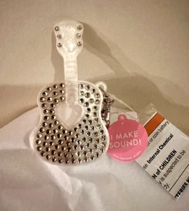 BATH & BODY WORKS GUITAR POCKET *BAC! HOLDER SOUND MAKING BLING DIAMOND NEW - Picture 1 of 6