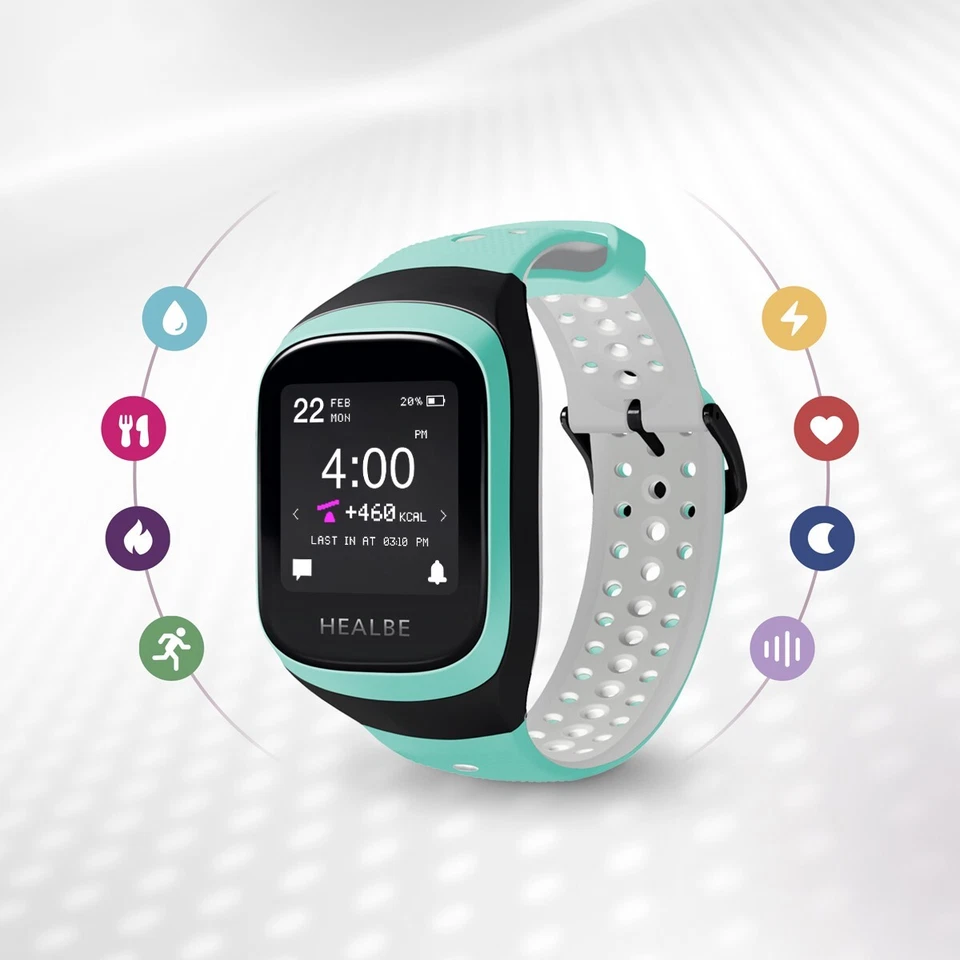 HEALBE GoBe3 - 健身追踪器带压力管理,自动卡路里摄入量 — 第 1/1 张图片