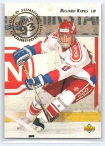 1993 Upper Deck Richard Kapus #265  WJC, RC Rookie   Czechoslovakia