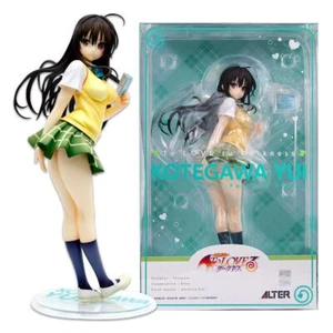 23 cm Anime to Loveru Kotegawa Yui Figura Scuola Uniforme Vestire Con Scatola - Foto 1 di 24