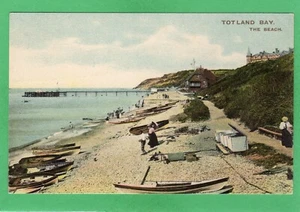 Totland Bay the Beach IOW pc unused Horsey & Sons AE25 - Picture 1 of 2
