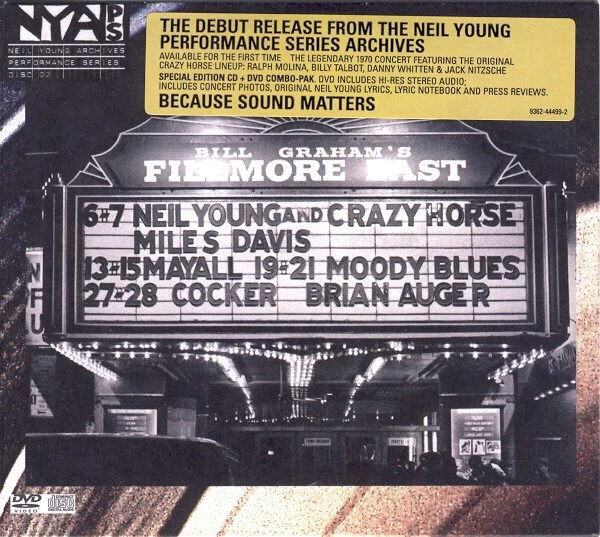 HDCD, Album + DVD-V, NTSC Neil Young & Crazy Horse - Live At The Fillmore East - Bild 1 von 1