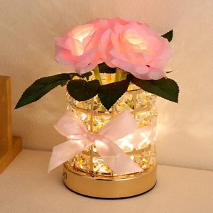 Birthday Gifts for Women Roses Flowers Decor Table Lamp Gifts for Mom Grandma... - Picture 1 of 7