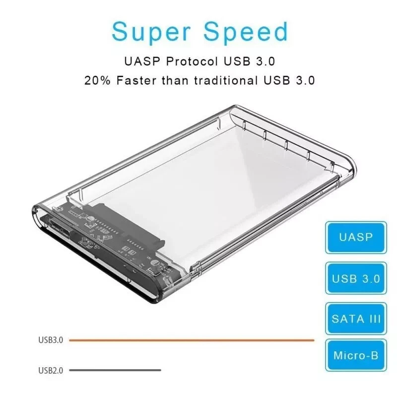 ORICO USB 3.0 2.5 Inch External SATA III Hard Drive Hdd/ssd Enclosure Caddy Case