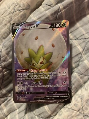 Eldegoss V (Full Art) 176/192 Swsh02: Rebel Clash Holo - Image 1 of 2
