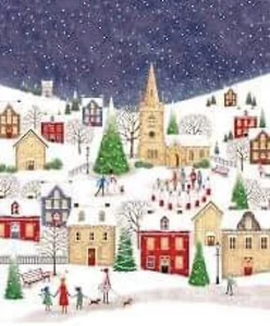 CHRISTMAS VILLAGE (2) CROSS STITCH PATTERN - Picture 1 of 2