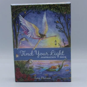 Find Your Light Inspiration Deck by Sara Burrier (2018, Hardcover) New Sealed - Imagen 1 de 2