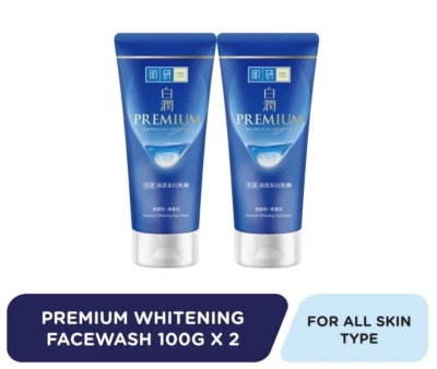 Hada Labo Premium Whitening Reawaken Dull Skin Face Cleanser 100g- Lot Of 2 - Image 1 of 4