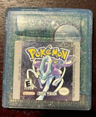 Pokemon: Crystal Version (Game Boy Color, 2001) ESRB USA Genuine - Image 1 of 2