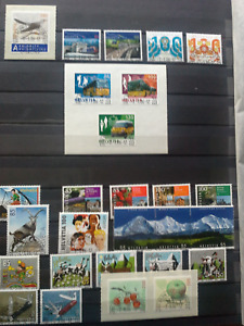 Suiza Año 2006 Completo, 37 sellos +2 hojas bloque Usado Primer Dia, Mi 1951