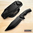 9" Fixed Blade Combat Knife Full Tang Blade W/ Kydex Sheath Hunting Knife