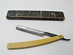 Navaja recta Fred Broeker de colección Elizabeth N.J. Solingen mejor Alemania #UT - Imagen 1 de 9