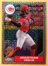 2022 Topps Update 1987 Chrome Silver Packs #T87C-32 Jonathan India Reds