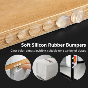 Cabinet Door Bumpers Kitchen Clear Adhesive Rubber Damper Buffer Pad 49x-100Pcs