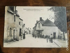 CPA - 49 - SAINT-LAMBERT-LA-POTHERIE - Route de Saint-Léger-des-Bois - Imagen 1 de 2