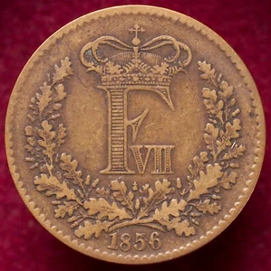 Denmark 1 Skilling 1856 (L0703) - Picture 1 of 2