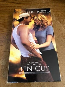 Tin Cup VHS VCR Video Tape Movie Used Kevin Costner Golf - Picture 1 of 6