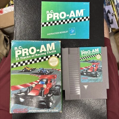 RC Pro-Am 32 Tracks Of Racing Tested W/ Box Nintendo Entertainment System NES - Image 1 of 4
