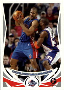 2004-05 Topps First Edition Pistons Basketball Card #97 Corliss Williamson