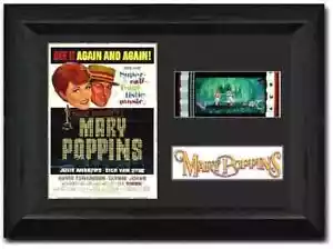 Mary Poppins Framed Film Cell 35 mm Film Cell Memorabilia + COA - Imagen 1 de 3