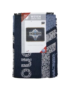 MLS Vancouver Whitecaps "Handmade" Woven Tapestry Throw Blanket, 48" x 60" - Picture 1 of 5