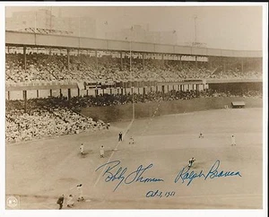 Bobby Thomson & Ralph Branca Signed Auto 8x10 Photo Autograph - Picture 1 of 1