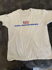 VINTAGE AMA Team USA T Shirt Motocross Motorcycle Racing XL - Picture 1 of 9