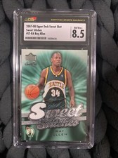 2007-08 Upper Deck Sweet Shot Sweet Stitches Ray Allen CSG 8.5 Pop 1 Graded Slab