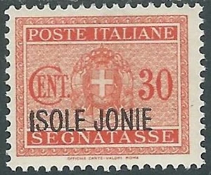 1941 JONIE ISLANDS SIGNATASSE 30 CENT MH * - RB30-7 - Picture 1 of 1