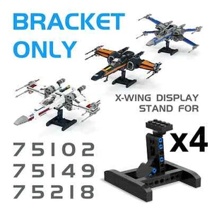 Lot de 4 Kits Support/Stand pour LEGO Star Wars X-Wing 75102/75149/75218 ¤ NEUF - Picture 1 of 4