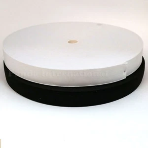 Nueva banda elástica suave tejida para muchas aplicaciones 3/4 pulgadas, 50 yardas/ro negra - Imagen 1 de 4
