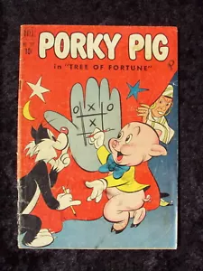 FOUR COLOR #360 PORKY PIG & YOGI BEAR #24 DELL / GOLD KEY FUNNY ANIMAL LOT - Picture 1 of 4