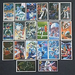 Mobile Suit Gundam Menko Cards Set Of 20 _ 80s Retro Showa Era Vintage - Imagen 1 de 12