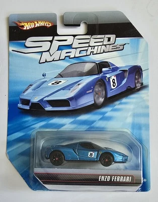 Hot Wheels Speed Machines Enzo Ferrari Azul Foto 1 de 4