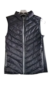GAP Black Down Puffer Vest Zip-Up Women's Size XXS New Without Tags - Picture 1 of 8