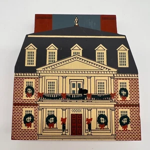 Vintage Cat's Meow Shirley Plantation 1990 Colonial Virginia Christmas House - Picture 1 of 4