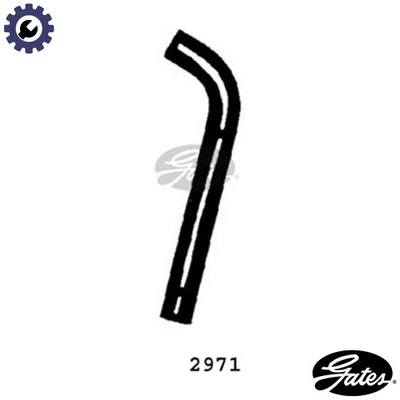RADIATOR HOSE 2971 FOR ALFA ROMEO AR 10525 1.8L 4cyl 1750-2000 - Image 1 of 4
