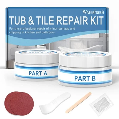 Cracked Porcelain Sink Repair Kit - Waterproof, Durable Finish for All Surfaces - Image 1 of 4