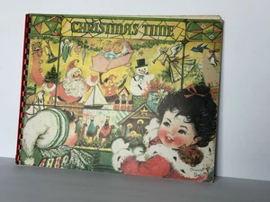 Vintage Pop Up Buch Weihnachtszeit von Hilda M. Finch spiralgebunden 60’er - Bild 1 von 13
