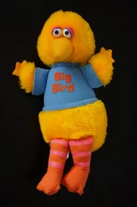Hasbro Softies Vintage 80er Jahre Sesamstraße großer Vogel 9 Zoll Plüsch - Bild 1 von 2
