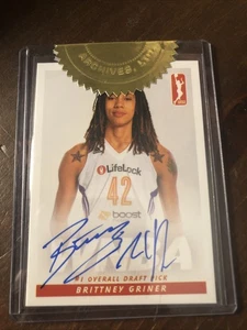 2013 Rittenhouse WNBA Brittney Griner Rookie Autograph RC Auto - Picture 1 of 6