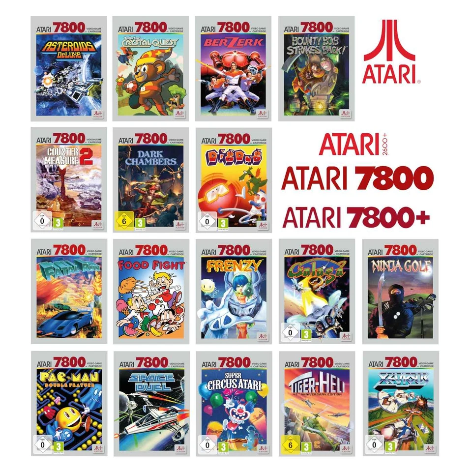 Atari 2600+ 7800 und 7800+ Videospiele zur Auswahl NEU&OVP - Bild 1 von 1