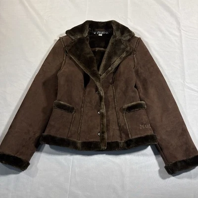 Chaqueta vintage forrada de piel Mudd mediana Y2K Foto 1 de 4