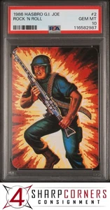 1986 HASBRO G.I. JOE #2 ROCK 'N ROLL  PSA 10 - Picture 1 of 3