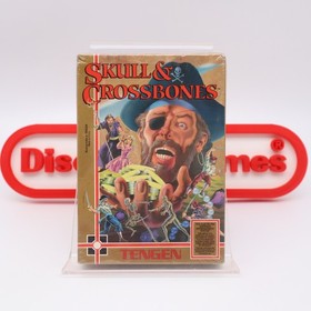 NES Nintendo Game SKULL & AND CROSSBONES - TENGEN - NEW & Factory Sealed!
