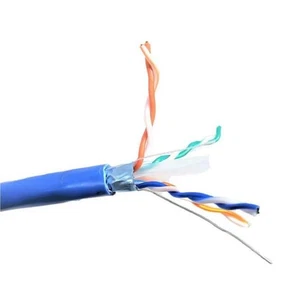 Micro Connettori, Inc Micro Connettori 1000 piedi Blu Solido Schermato (STP) - Foto 1 di 5