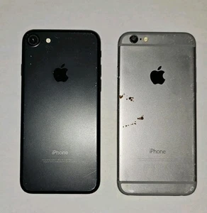 LOT OF 2 - iPhone 6 & 7 A1778 A1586 - FOR PARTS REPAIR ONLY - READ - Picture 1 of 11